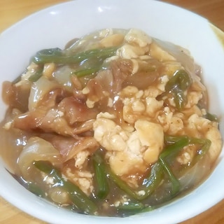 ご飯と麺にぴったり 炒り豆腐のとろとろあんかけ